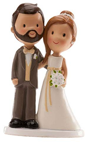 Dekora - Figurine de Gâteau Mariage Classique Multicolore