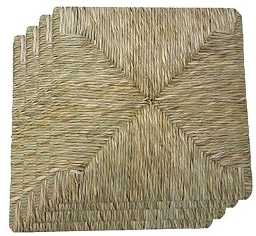 Ersatz für Stuhl mit Sitz in natürlichem Flussstroh Modell Pisa (Set 4)