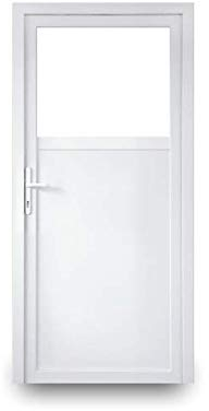 EcoLine Nebentür - Nebeneingangstür - Tür - 2-Fach, 1/3 Glas, 2/3 Füllung, außenöffnend innen weiß/außen: weiß BxH: 1000 x 2200 mm DIN Rechts