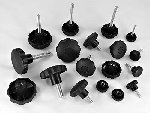 1 Stück Sterngriff Ø64mm M12 Mutter - STABILE AUSFÜHRUNG