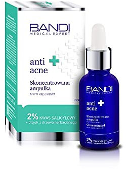 Bandi - Anti-akne Ampoule Für Unreine Haut Mit Salicylsäure Teebaumöl Bekämpft Mitesser Verbessert Hautbild Tägliche Nachtpflege Für Klare Strahlende Haut