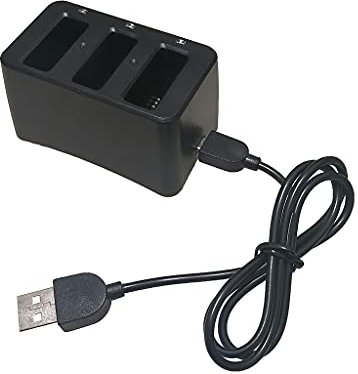 ZYGY 1PCS schwarz 3in1 Akku Ladegerät für Tello RC Quadcopter