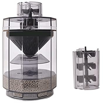 KKPLZZ Fish Poop Collector, Automatic Fish Tank Waste Collector Transparent Aquarium Fish Poop Collect Separator Filter Cleaning Tool Aquarium Equipment