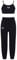 iiniim Mädchen Sport Kleidung Set Jogginganzug Schmetterling Druck Crop Top Oberteile mit Fitness Hose Jogger Tanz Yoga Training A Schwarz 158-164