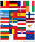 Nation Europäischen Union 28 Sticker EU Alle Länderflaggen Aufkleber Europa (60 x 40 mm)