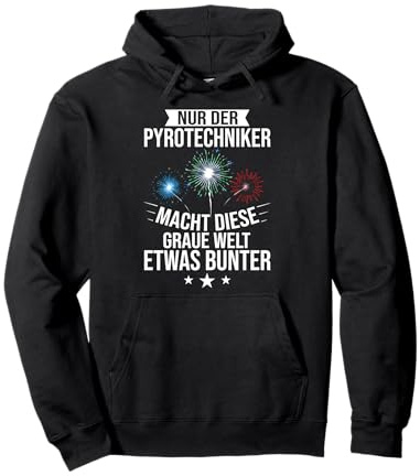 Feuerspektakel Feuerwerk Silvester Raketen Pyrotechniker Pullover Hoodie