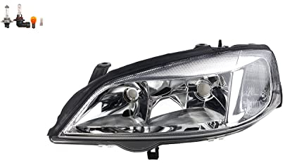 Johns, Scheinwerfer passend für Opel Astra G 02/98-01/05 links + Leuchtmittel