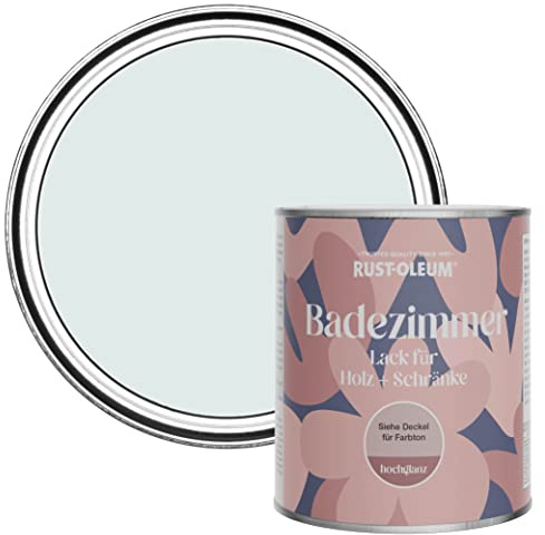 Rust-Oleum Blue Moisture Resistant Bathroom Wood and Cabinet Paint in Gloss Finish - Marcella 750ml