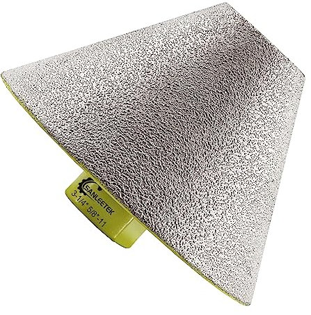 Diamond Beveling Chamfer Bits 82mm SANLEETEK Cone Tile Bits for Shaping Enlarging Grinding Existing Holes in Ceramic Tile Porcelain Marble Granite M14 Thread