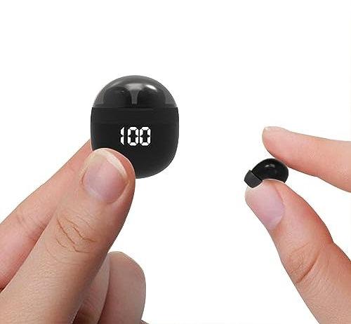 Xmenha Mini unsichtbar Kopfhörer Bluetooth kabellos kleinste in Ear Sleeping Headphones zum Schlafen Sleep Earbuds für kleine Ohren Schlafkopfhörer Seitenschläfer