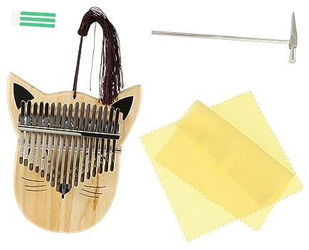 TOYANDONA 1 Satz 17 Kabalin Fingerklavier Klaviere Für Kinder Handglocken Für Kinder Klavier Mit Fünf Fingern Kalimba Mit Siebzehn Schlüsseln Klavier Für Kinder Holz Mbira Daumen Metall Bh