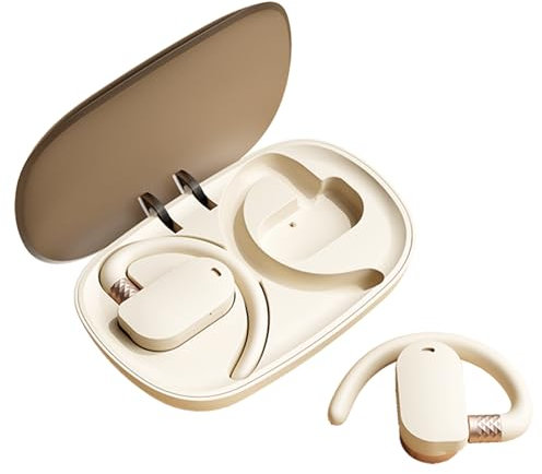 Docooler Kabellose BT 5.3 Ohrhörer Luftleitung Nicht-In-Ear-Design Ladeetui inklusive IPX7 wasserdicht Touch-Steuerung Ideal für Sport und den täglichen Gebrauch