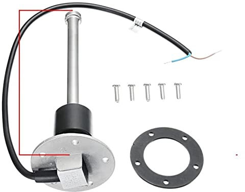 Fuel Level Gauge, Marine Boat Fuel Sender Unit Car Fuel Level Gauge Flow Sensor Liquid Fit For 0~190 Ohm 240-33ohm Fuel Guages for Truck Car Camper Fuel Water Level Sensor(150mm 0-190 ohm)