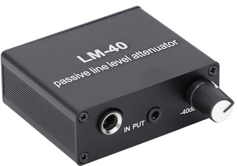 Lautstärkeregler, Passiver Schalldämpfer, Audio-Lautstärkeregler – 40 DB – 15 DB, Einstellbarer Lautstärkeregler mit 3,5-mm-Ausgangskabel
