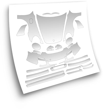 PPF Vinylschutz/Vorgeschnittene PPF-Bike-Sticker für Auto, kompatibel mit Porsche 911 Carrera GTS 2011 (Komplettset)