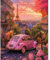 Yaostarart Paint by Numbers for Adults,Car Adult Paint by Numbers Canvas Kits,City View Paint by Number Canvas,Number Painting Adults for Gifts Home Wall Decor 12x16inch