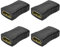 Powice 4X HDM I Kupplung 1080P, HDM I Verbinder, HDM I Adapter Buchse auf Buchse 1.4, HDM I auf HDMI Adapter Geeignet für Laptops, Fernseher oder Medienwiedergabegeräte mit HDMI-Schnittstelle