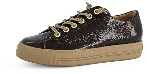 Paul Green Damen, Frauen Low-Top Sneaker,Halbschuhe,straßenschuhe,Strassenschuhe,Sportschuhe,Freizeitschuhe,Turnschuhe,Braun (Moro),40.5 EU / 7 UK