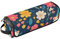 Foiosoh Estuche de viaje 2 en 1 con almohadilla resistente al calor, funda de viaje grande para planchas planas, alisadores, rizadores, plantas y enanos, azul profundo