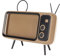 Retro -TV -Style Phone Ständer Halter Tragbarer TV -Form -Desktop -Halter, Kratzer -Telefonhalter, Einfach zu Bedienen und Vielseitig für Heimwohnheim
