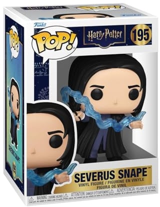 Funko POP! Movies: Harry Potter - Severus Snape with Patronus | Offizieller Fanartikel und Merch - Vinyl Sammelfigur als Regal Deko - Geschenkidee zum Geburtstag für Fans und Sammler