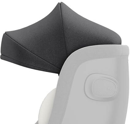 Daliya® BRAVO Sonnenverdeck, Sonnenschutz, für Daliya i-Size Auto-Kindersitze BRAVO und ROTAZIONE (Dunkelgrau)