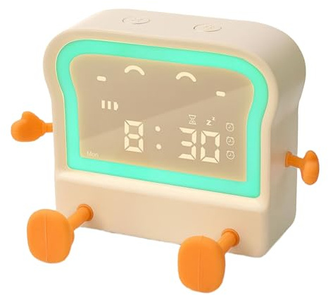 Uxsjakjsd Countdown/Countdown Timer, Toast Nachtlicht, Digitaler, Nachttischlampe, Auto-Ausschaltlampe, Brunch-Uhr Schlafzimmer
