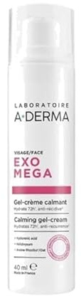 Aderma Beruhigende Gesichtscreme, 40 ml | Mit Niacinamid, Mit Haferöl, Für reaktive Haut, Für atopische Ekzeme
