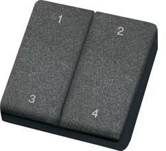 Eltako Funksensor Mini-Handsender, 1 Stück, schwarz, FMH4-SZ