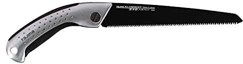 Tajima ALSA210 Aluminist Scie 210 mm avec étui, Noir/Argent