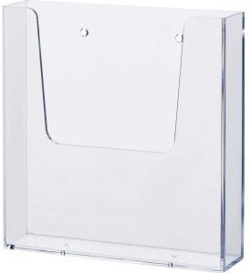 Helit 12 x Wandprospekthalter 1x A5 162x165x39mm glasklar