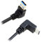 CY réversible USB 3.1 USB-C coudé à 90 degrés un câble de données mâle pour ordinateur portable tablette téléphone portable