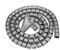 Cable Tidy 1.5m/3m Length Spiral Wrap Wire Spiral Cable Tube 16/22/28mm White Black Silver Cable Management Solution (silver1.5mx22mm)