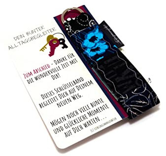 Lieblingsmanufaktur Bunter Schlüsselanhänger Abschiedsgeschenk Kollegin Freundin Lebensfreude Verschenken