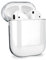 subtel Durchsichtige Schutzhülle kompatibel mit AirPods + kompatibel mit AirPods 2 Hülle - Crystal Clear Ladeschale Case: Transparent, klarsichtig - Airpod Tasche Ladecase Cover Etui Airpodscase