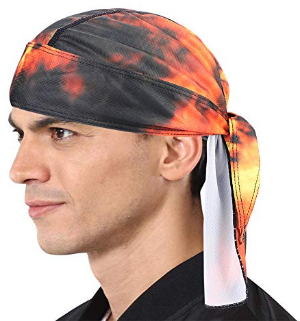 IBLUELOVER Bandana Cap Damen Herren Schnell Trocknende Kopftuch Atmungsaktiv Fahrrad Kopfbedeckung UV Schutz Sommermütze Sport Beanie Fahrradmütze Outdoor Bandana Piratenhut Wandern Klettern Laufen