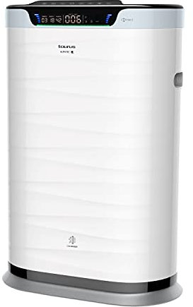 Taurus High Landscapes Connect Pro - Purificador de aire con ionizador, inteligente con WiFi, control por APP, 85W, HEPA13, CADR 600m3/h, silencioso, 5 velocidades, temporizador, 140m2, control remoto