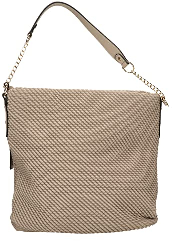Rieker Damen H1331 Hobo Bag, beige