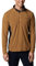 Columbia Herren Fleece-Pullover, Mit Reißverschluss über die halbe Länge, Klamath Range II, Braun