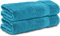 Komfortec 2er Handtücher 50x100 cm Set aus 100% Baumwolle, Frottee, Weich, Türkis