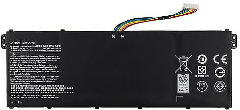 Batterie Vvsialeek AC14B8K AC14B3K de qualité supérieure pour ordinateur portable AC11/R7-372T R7-371T R5-471T R5-571T R3-131T E5-721/731/771G/731G ES1-572 ES1-7111G /711G A515-51G/52G A517-51G