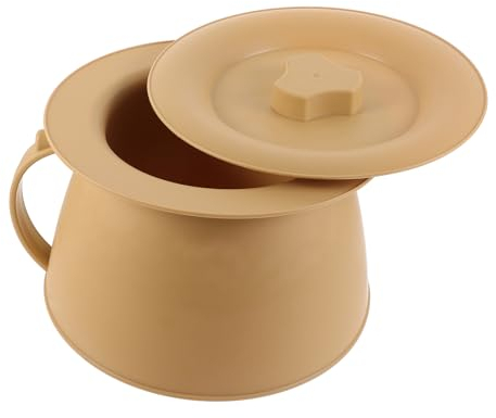 SOLUSTRE Pot De Chambre Unisexe En Plastique Épais Avec Couvercle, Seau à Urine Portable, Urinoir Compact Et Léger Pour Maison Et Voyage, Pour Personnes Âgées Et Garçon Et Filles, Hygiène Pratique