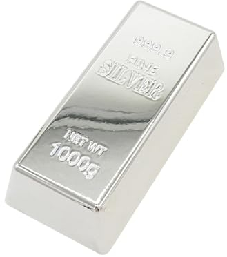 Simulierter Silberbarren Groß PVC Dekoration Film Requisite Türstopper