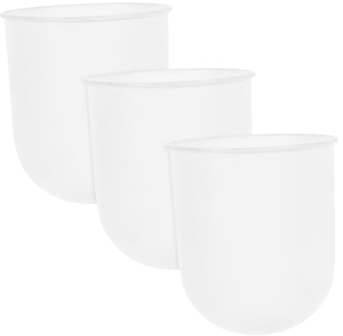 Ipetboom 3st Toilettenbürsten-basisbecher Badezimmer-toilettenbürstenschüssel Behälter Für Toilettenbürstenbecher Austausch des Wc-bürstenhalters Reinigungsbürste Sauber Weiß Plastik