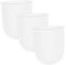 Ipetboom 3st Toilettenbürsten-basisbecher Badezimmer-toilettenbürstenschüssel Behälter Für Toilettenbürstenbecher Austausch des Wc-bürstenhalters Reinigungsbürste Sauber Weiß Plastik