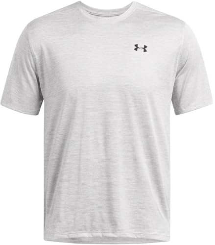 Under Armour Herren Ua Tech Vent Ss T-Shirt, Grau/Schwarz, S