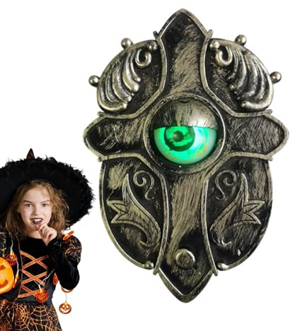 Uhngw Spukende Türklingel,Halloween-Türklingel-Dekoration | Halloween-Türklingel-Dekoration mit Ton und Licht,Halloween-Streich-Requisiten-Dekoration mit gruseligem Sound für Wand, Zuhause,