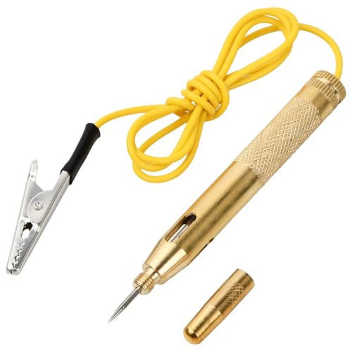 Tester di Tensione, Tester di Circuito Auto, 6V 12V 24V Tester di Tensione Auto Penna Strumento per Auto Barche Moto e Camion, per Test Circuito Elettrico