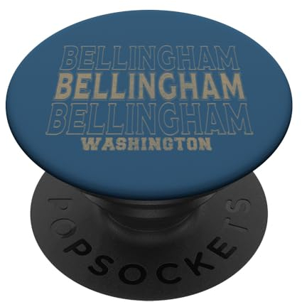Vintage Bellingham Washington PopSockets mit austauschbarem PopGrip