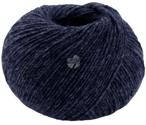 LANA GROSSA Cashmere Pure | Klassisch verzwirntes reines Kaschmirgarn | Handstrickgarn aus 100% Kaschmir | 25g Wolle zum Stricken & Häkeln | 115m Garn FB 12